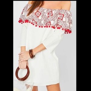 Entro off the shoulder dress- NWT